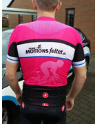 Team Motionsfeltet.dk Pink Jersey (Herremodel)
